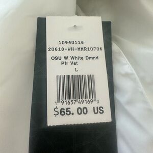 OSU White Puffer Vest